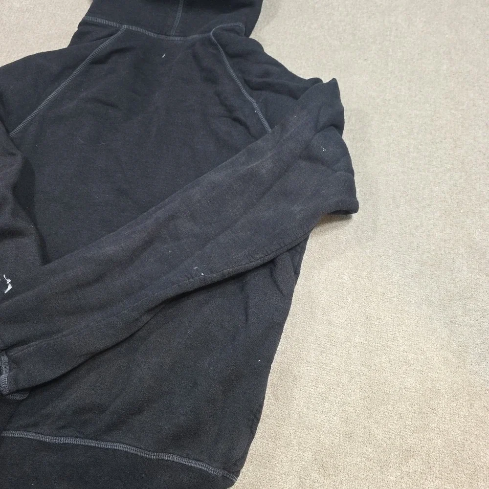 Vintage Tag True Religion Hoodie Sweatshirt‎ Mens Medium Black Zip Up Pockets